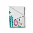 thumbnail image 2 of Hello Gorgeous Soft Flannel Fleece Blanket, Girl Female Themed Typography Words with Star Hearts Lines and Floral Motifs, Cozy Plush for Indoor and Outdoor Use, 70" x 90", Multicolor, by Ambesonne, 2 of 6