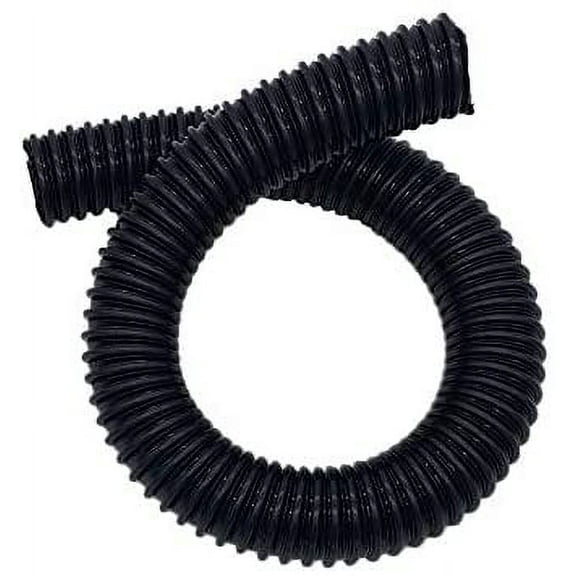 Black Plastic Flex Battery Vent Hose Tubing 1-3/4" ID Rvs, Campers, Trailers (3 Feet)