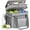 2 - Gray, variant on Lunch Bag & Lunch Box for Men Women, Double Deck Leakproof Insulated Soft Large Adult Camping Cooler bag for Work, Beach, Picnic, Travel (Black, 15L)