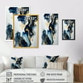 thumbnail image 4 of Designart Abstract Geode Marble Blue I Canvas Wall Art, 4 of 5