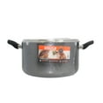 thumbnail image 4 of IMUSA 10.0qt Charcoal Aluminum Nonstick Stock Pot with Glass Lid & Soft touch Handles, Black, 4 of 11