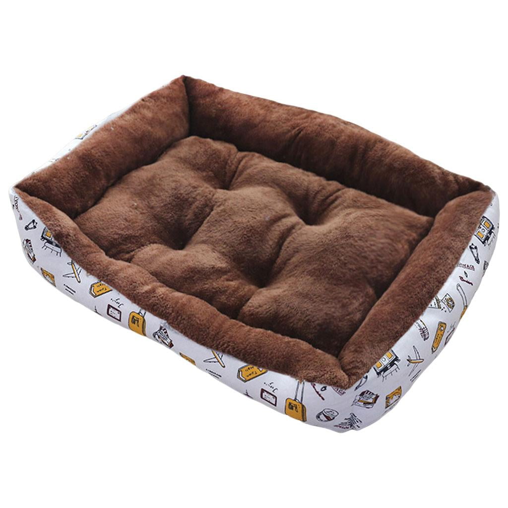 Cat Beds for Indoor Outdoor Small Dog Bed Self Warming Cat Beds Mat Warm Pet Pad Portable Cat Dog Mattress for Medium Small Pets Coffee L