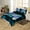 Blue, variant on Erosebridal Video Game Comforter Cover Twin,Stripes Lines Bedding Twin Size,Black Green Duvet Cover Twin,Microfiber Male Bedroom Decor,Reversible,2-Piece(No Comforter)