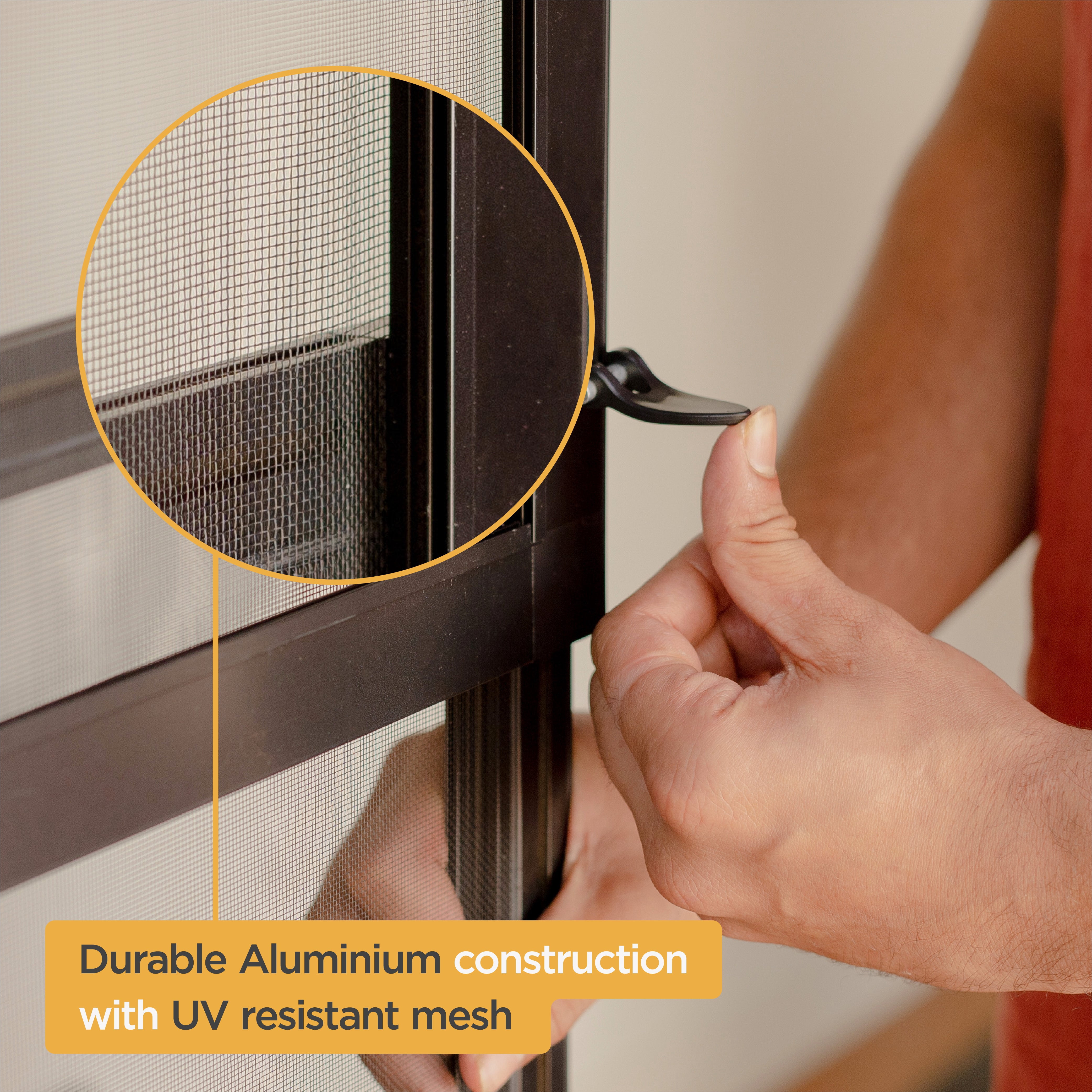 Mesh Sliding Pet Door Kit Black Small