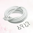 thumbnail image 2 of PartyKindom Curtain Decorative Accessories PVC Rope Strong Metal Eye Nails 3Pcs, 2 of 7