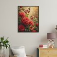 thumbnail image 4 of Paint by Numbers Kit for Adults, Red Roses Butterflies Morning Bloom Paint by Numbers, Easy Paint by Numbers Kit for Adults Beginner, DIY Adult Paint by Number Kits on Canvas, Home Decor, 4 of 7