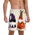 thumbnail image 2 of Kdxio Halloween Gnomes1 Print Mens Sleep Shorts Bottoms Soft Comfy Pajama Wear Pants with Drawstring Pockets, 2 of 5