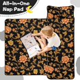 thumbnail image 4 of Pioneer Flower Floral Print Pattern Teens Toddler Nap Mat with Pillow, Sleeping Mat Bag for Preschool Daycare 50"x20", 4 of 6