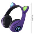 thumbnail image 2 of Price Drop!Cat Ear Wireless 5.0 Luminous Computer Gaming Headset Bluetooth Headset&nbsp;(en inglés), 2 of 6
