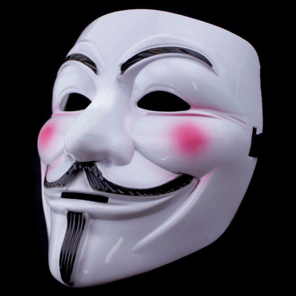 V for Vendetta Mask Anonymous Guy Fawkes Fancy Dress Fancy Costume Cosplay HOT 