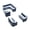 White, Blue & Light Blue, variant on Pontoon Boat Seats (CG1816)