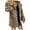 Brown, variant on Women Warm Sherpa Jacket Warm Faux Furry Coat Jacket Winter Leopard Turn Down Collar Outerwear Women Cardigans Sweater Hoodies