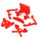 thumbnail image 4 of Kit de grupo de cabeza de coche delantero de nylon para 1/5 Hpi Rofun Baha Rovan Km-rojo Afortunado Sencillez, 4 of 5