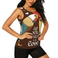 thumbnail image 2 of Easygdp Rooster And Chicken Women's Workout Tank Top, Running Top, Hiking Shirt, Quick-Dry for Running, Yoga, Hiking - X-Large, 2 of 9