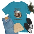 thumbnail image 1 of Space Lasers Chimp Designiuos Funny Smoking Unisex Jersey Short Sleeve Tee, 1 of 10