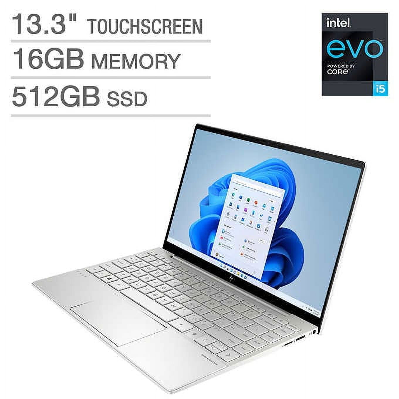 HP Envy 13 Laptop: Core i5-1135G7, 16GB RAM, 512GB SSD, 13.3
