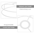 thumbnail image 2 of Lampshade Frame Iron Lamp Shade Ring Fitter Metal Ring Support Light Holder, 2 of 4