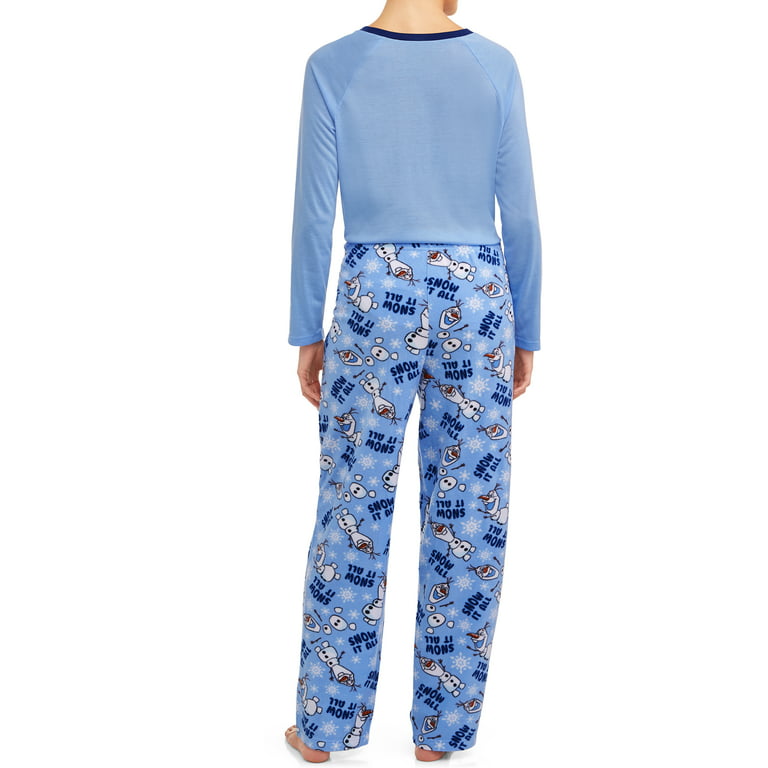 Disney's Frozen Women's Top & Bottoms Pajama Set by Jammies For Your  Families