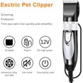 thumbnail image 2 of Electric Goat Clipper 12V High Power Dog Shaver Low Noise Pet Trimmer with 4 Guide Combs Replacement Cutter Head Cleaning Brush for Grooming Livestock and Pets, 2 of 6
