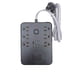 thumbnail image 2 of Enchufe múltiple con 6 tomas de corriente alterna, 2 puertos USB y 1 puerto USB-C: estación de carga inalámbrica para el hogar, la oficina y los viajes., 2 of 6
