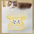 thumbnail image 4 of Cuenco de cerámica para mascotas, plato de alimentación para mascotas, soporte , Protector de cuello, aperitivo enlatado Soporte amarillo Yuyangstore Cuencos para gatos, 4 of 8