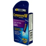 Compound W Maximum Strength Wart Removal Gel, 17% Strength, 0.25 Ounce ...