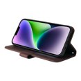 thumbnail image 4 of Allytech Slim Wallet Case for iPhone 15 Plus with Card Slots, Luxury PU Leather Magnetic Clasp Flip Wrist Shoulder Strap Kickstand Shockproof Protective Shell for Women Men - Coffee, 4 of 9