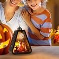thumbnail image 2 of CoreLiving Halloween Lantern Decorative Light Up Pumpkin Lamp for Porch Yard Tabletop Display Indoor Halloween Decor Spooky Party Night Light Lamp, 2 of 10