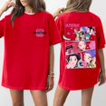 thumbnail image 1 of Pop cazadora para niña Demon Hunters Graphic Round-Neck Short Sleeve T Shirt For Kids Youth Fashion Tee With Cartoon Print Design Soft Blend Top For Children （Red）, 1 of 4