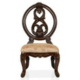 thumbnail image 2 of Furniture of America Roo Solid Wood Padded Side Chair in Cherry (Set of 2), 2 of 6
