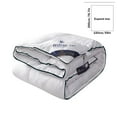 thumbnail image 3 of Hotel Duvet | White Down Warm Quilt | Thickened Winter & Spring/Fall Comforter | 200x150cm Size | Lightweight & Breathable | 1 Piece, 3 of 6