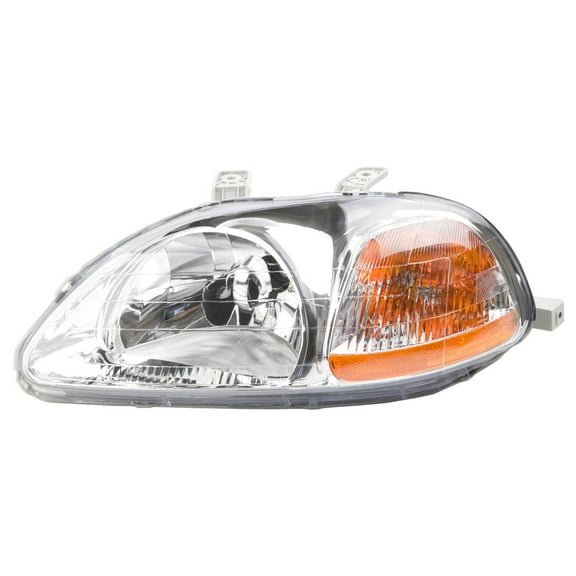 For Honda Civic 1996 1997 1998 New Left Driver Side Headlight Assembly - BuyAutoParts