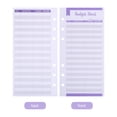 thumbnail image 4 of BRIGHTFUFU 72 Uds. Hojas de presupuesto de seguimiento de gastos, inserciones de presupuesto para planificador de presupuesto, organizador de facturas, 4 of 7