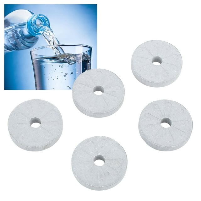 Hydrogen Rich Water Tablets, Weakly Alkaline Water Hydrogen Water Generating Tablets Small Molecular Water 5pcs for Hydrogen Water Pitcher