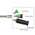thumbnail image 4 of 30° /90° /U-Shape Pressure Car Washer Angled Lance Extension Spray Wand Nozzle 30 Degree Smile Home, 4 of 9