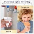 thumbnail image 3 of 200 Vasos para Cono de Nieve de 4.5 Oz, Ideales para Agua, Helado y Hielo Raspado. Perfectos para Fiestas, Gimnasios y Festivales., 3 of 5