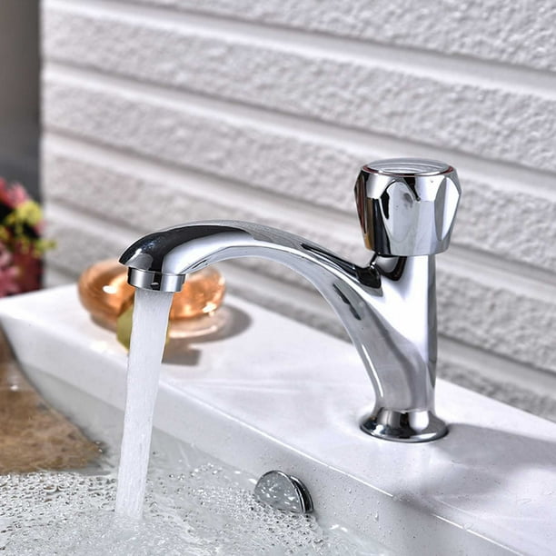 Descuentos Especiales en Línea, Grifo de lavabo de agua fría para baño, lavabo de baño doméstico, lavabo, balcón, lavadero, grifo de lavabo de columna Akmoler