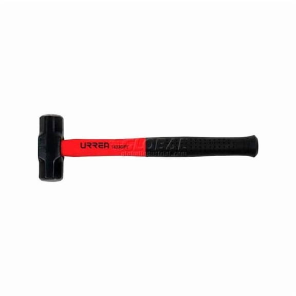 Urrea Professional Tools B991815 Octagonal Sledge Hammer, 3 lbs Capacity Head, 15.25 in. Fiberglass Handle