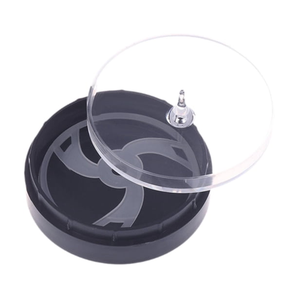 Caja de almacenamiento de superficie para relojes para mujeres y hombres, compacta, transparente, con tapa superior y portátil. 4Cmx12cm