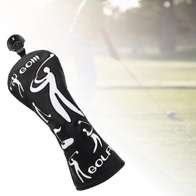 Cubierta de , cubierta , equipo , cuero negro 3 5 shamjiam Funda para palos de golf
