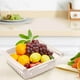 thumbnail image 5 of Estante de almacenamiento para frigorífico - Organizador desplegable con clips ajustables para frutas, verduras y condimentos, organizador de frigorífico que ahorra espacio, 5 of 5