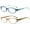 2 Pairs of Different Color, variant on 2 Pairs of Women Oval Leopard Print Reading Glasses Spring Hinge Presbyopic Glasses Lightweight Plastic Readers +2.00
