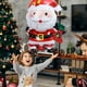 thumbnail image 4 of 50/1 piezas de globo de aluminio navideño con forma de hombre de jengibre, Papá Noel, árbol de Navidad, decoración para fiesta de Navidad, juguetes para niños, regalos, 4 of 5