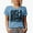 Baby Blue, variant on Just a Good Mom with a Hood Playlist, Trap or Hip-Hop Rap Lover, Groovy Retro Wavy Text Merch Gift, White T-Shirt, Medium