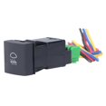 thumbnail image 4 of TS?10 Front Fog Lamp Switch IP67 Protection Wired Car Light Push Switch Button ABS for Camry Replacement, 4 of 5