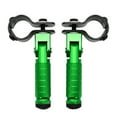 thumbnail image 2 of Reposapiés traseros plegables Reposapiés plegables Estriberas Pedales Verdes aptos para Scooters Motocicletas, 2 of 4
