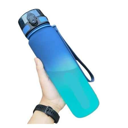 

Sports water bottle 500/1000ML Large Capacity Sports Kettle Leakproof Color Plastic Cup Drinking Outdoor Travel Portable Fitness Pot cup