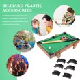 thumbnail image 5 of HORIALENCE 2Sets Pool Table Net Frame Black Corner for Billiard Table, 5 of 5