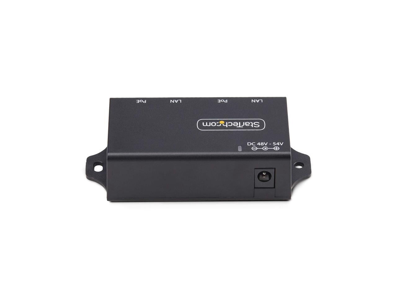 StarTech.com 2-Port PoE+ Injector, 10/100/1000Mbps, PoE/PoE+ (802.3af/802.3at), 30 Watt, 1Gbps Ethernet, Wall Mountable, Unmanaged
