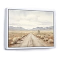 thumbnail image 2 of Designart "Atmospheric Highway View I" Road Floater Framed Wall Art Living Room, 2 of 5